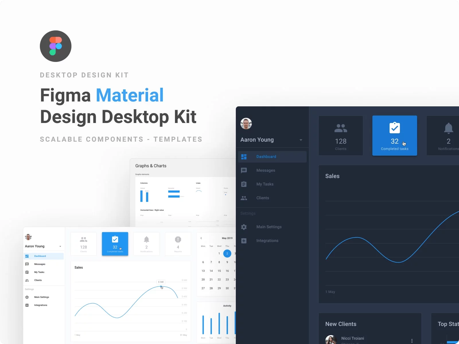 material design system component library