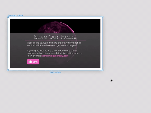 figma responsive demonstration