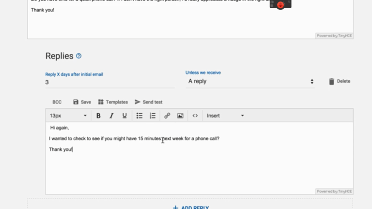 replies UI