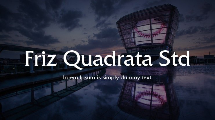 friz quadrata std