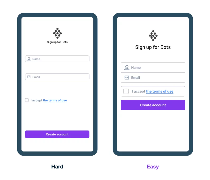 mobile UX design