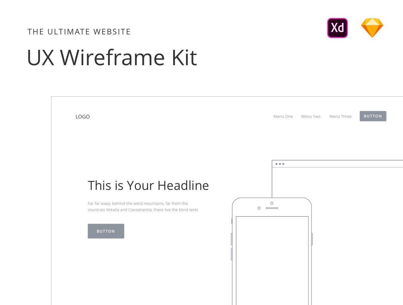 web mockups