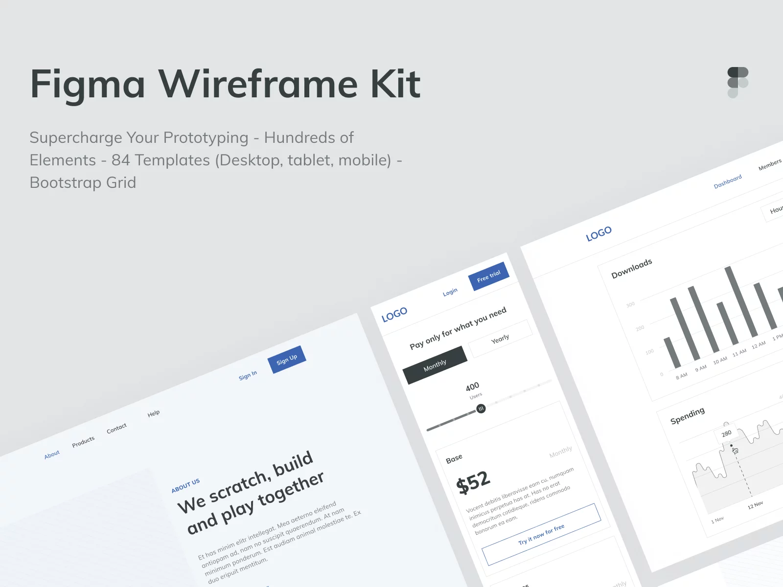 website wireframe examples