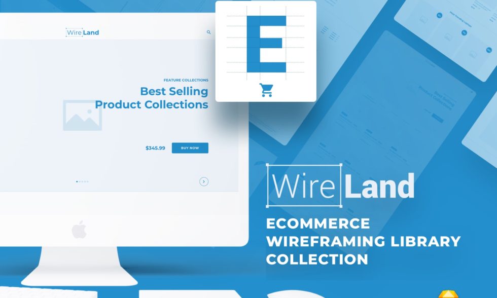 website wireframe kit